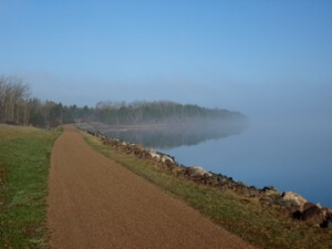 The Confederation Trail in St Peters Bay